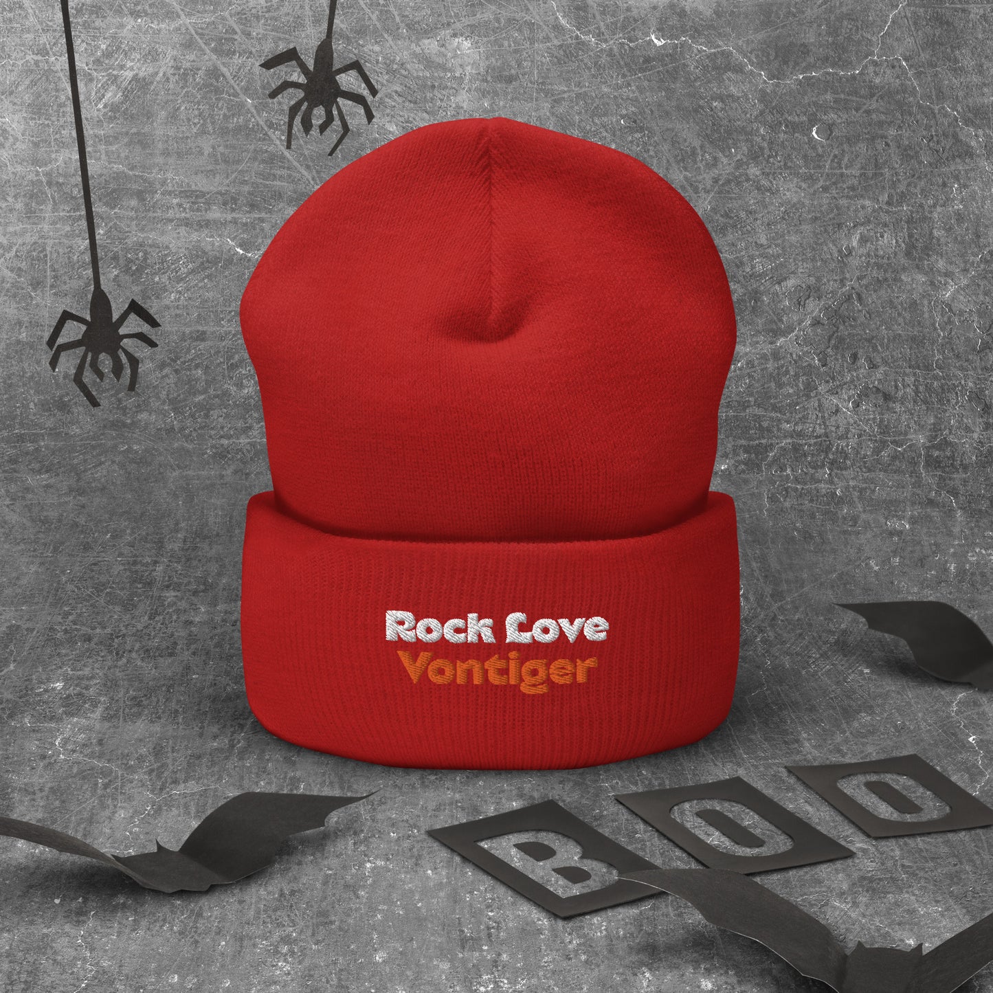 04 Cuffed Beanie Rock Love Vontiger