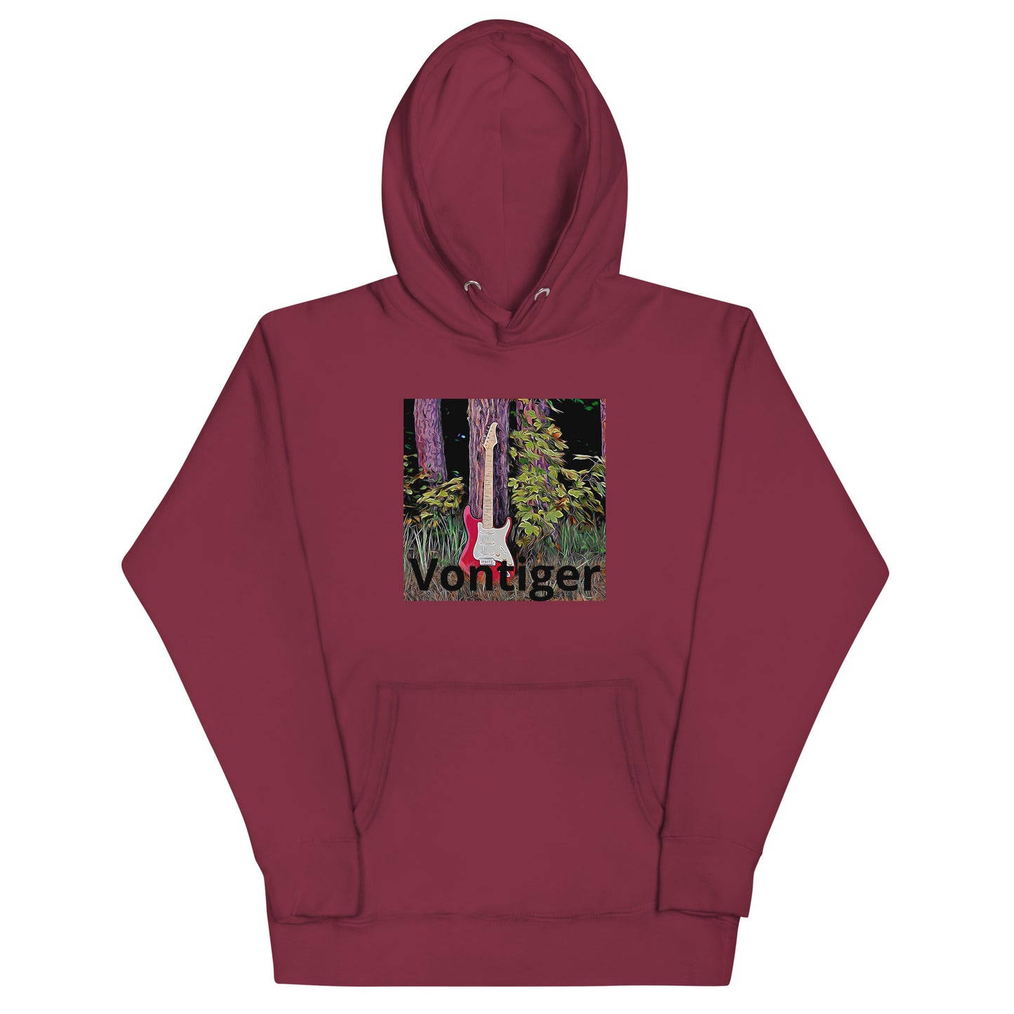 03 Unisex Hoodie Guitar Power Vontiger