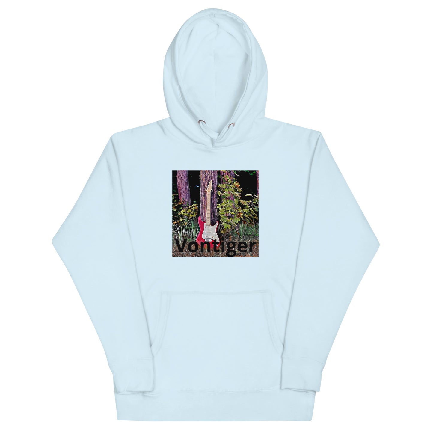 03 Unisex Hoodie Guitar Power Vontiger